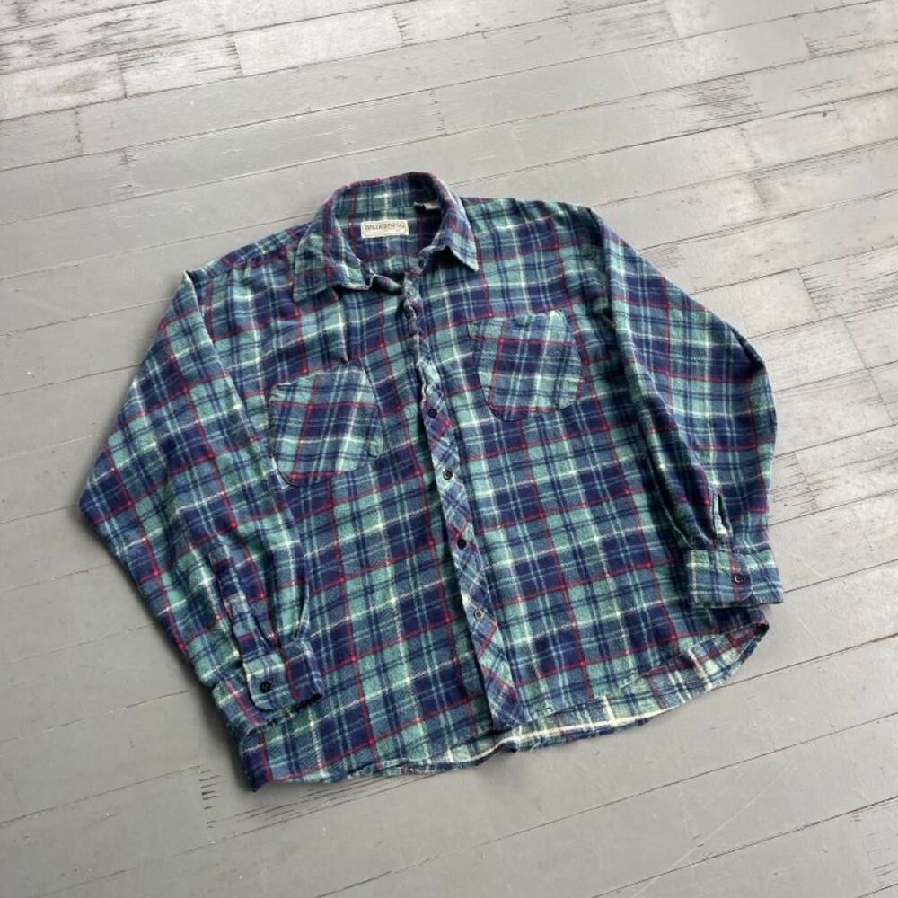 Wilderness Old Money Y2K Plaid Button Up Longsleeve